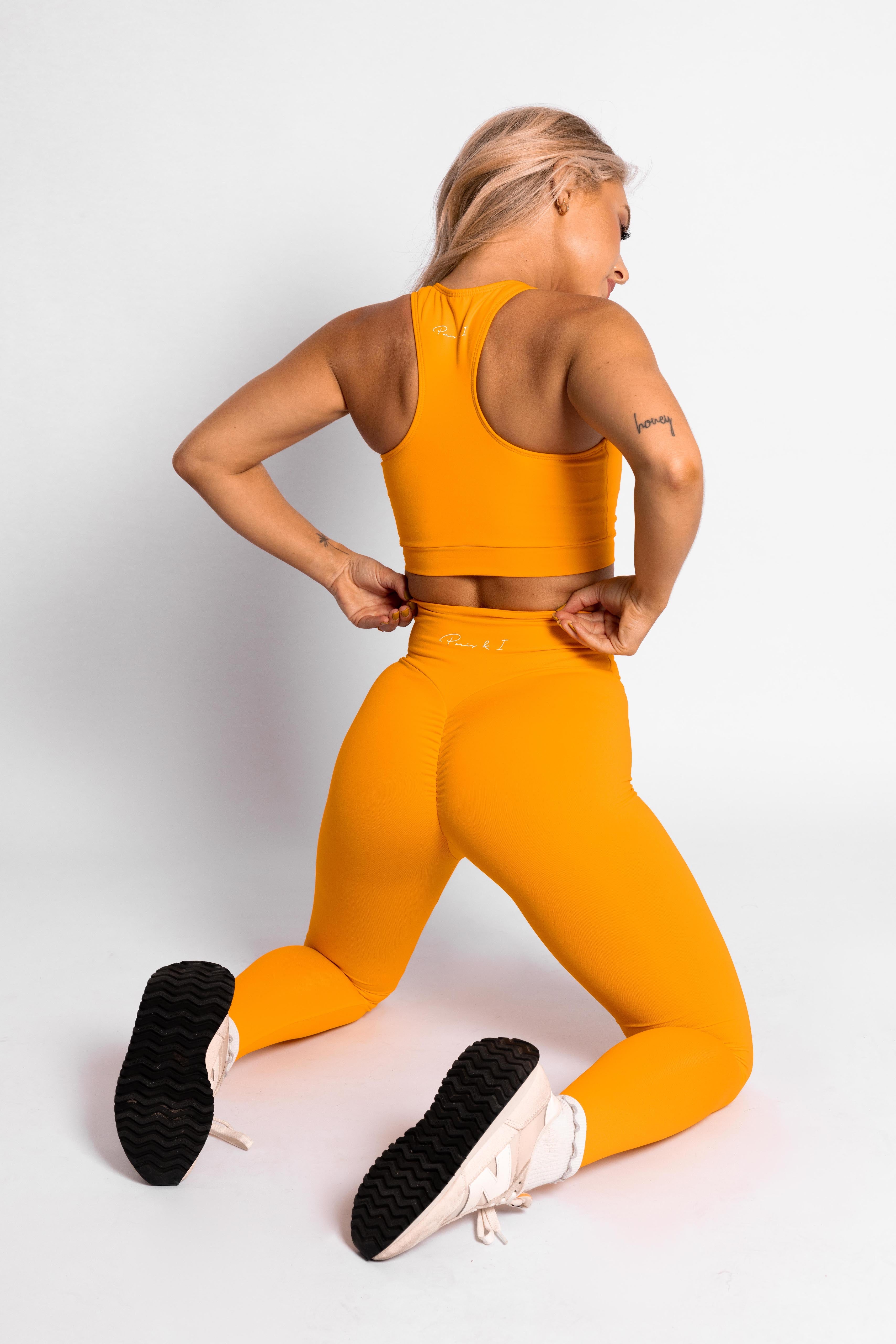 Tangerine nylon spandex active sale legging